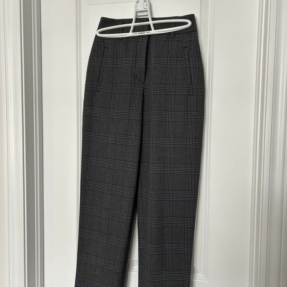 Wilfred Jallade Pant (Original Style) in Charcoal/Blue Plaid
